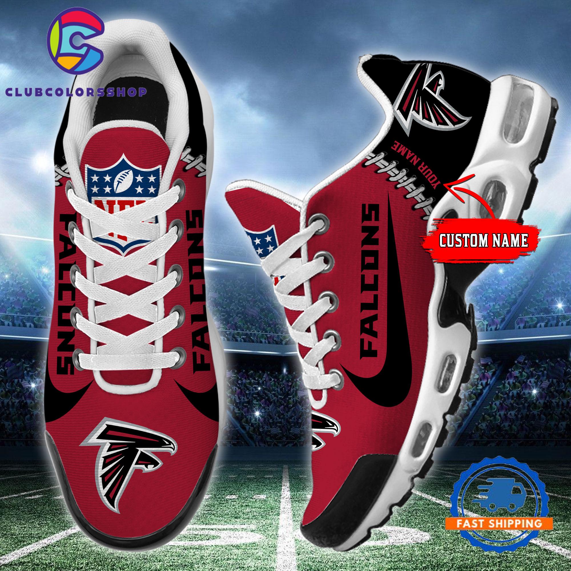 NFL Atlanta Falcons Custom Name Air Max Plus Shoes, Football Team TN Shoes Design