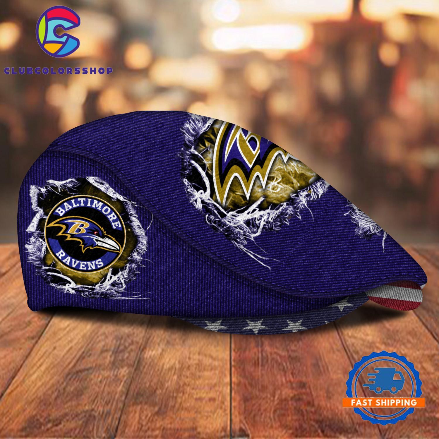 NFL Baltimore Ravens Special Football Team Logo Custom Jeff Cap Design NFL Baltimore Ravens Special Football Team Logo Custom Jeff Cap Design