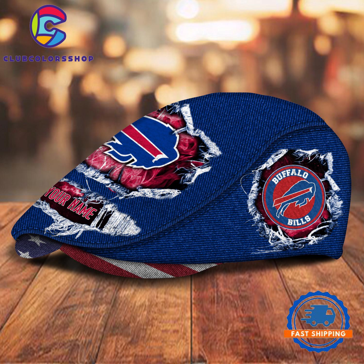 NFL Buffalo Bills Special Football Team Logo Custom Jeff Cap Design