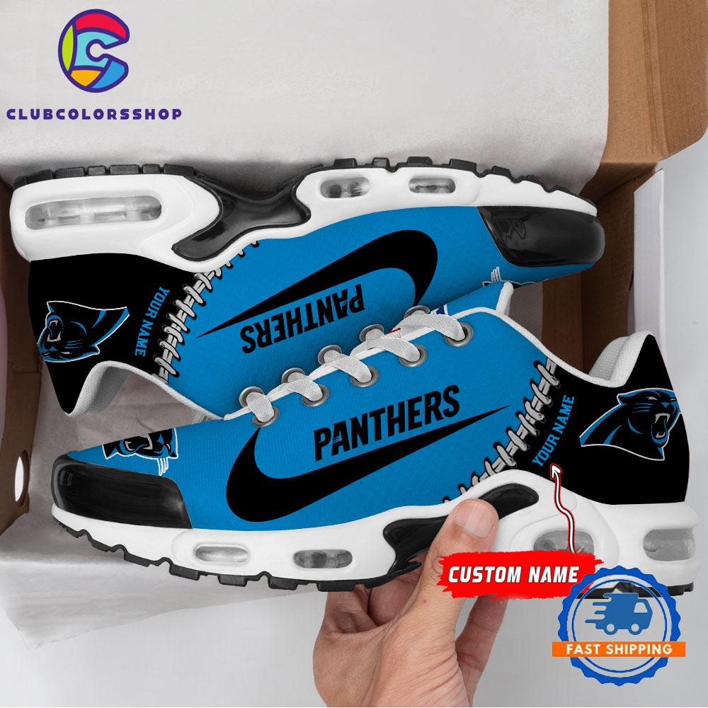 NFL Carolina Panthers Custom Name Air Max Plus Shoes, Football Team TN Shoes Design NFL Carolina Panthers Custom Name Air Max Plus Shoes, Football Team TN Shoes Design