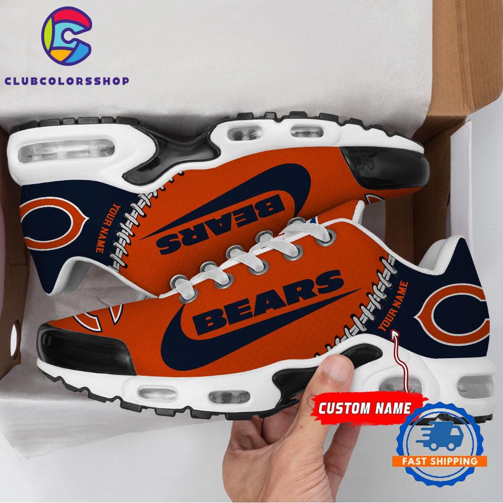 NFL Chicago Bears Custom Name Air Max Plus Shoes, Football Team TN Shoes Design NFL Chicago Bears Custom Name Air Max Plus Shoes, Football Team TN Shoes Design