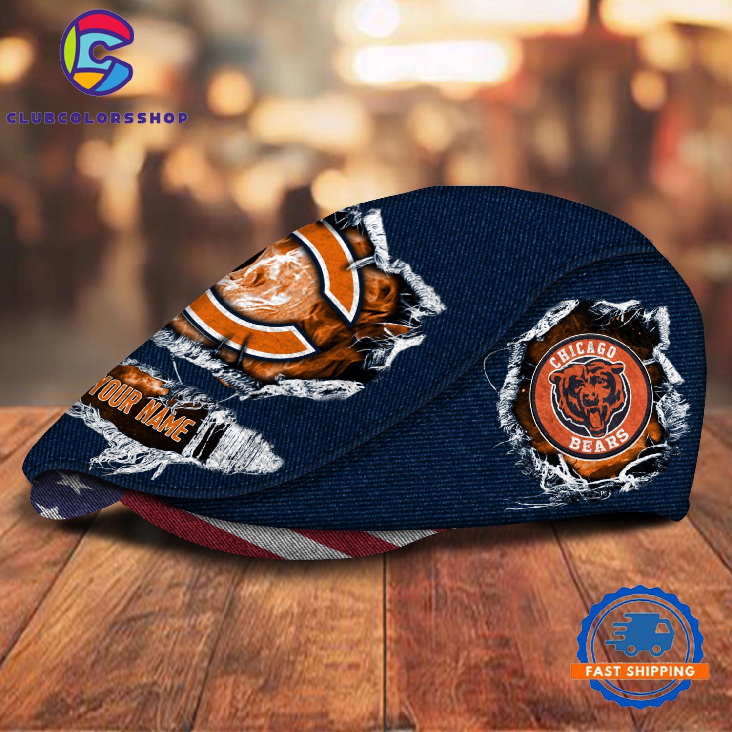 NFL Chicago Bears Special Football Team Logo Custom Jeff Cap Design
