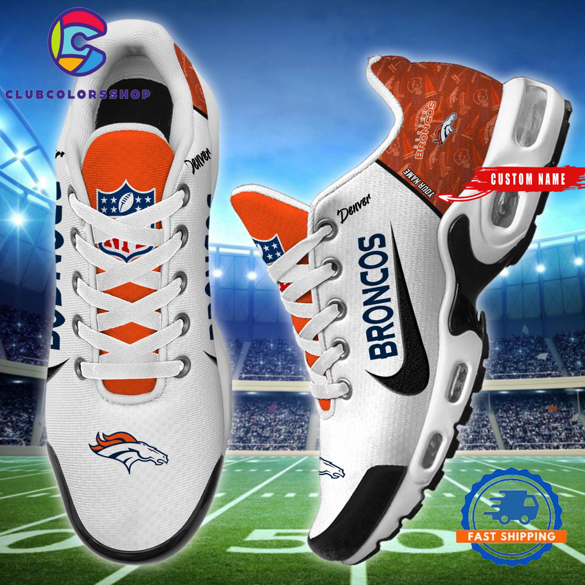 NFL Denver Broncos Logo Team Air Max Plus Shoes Design