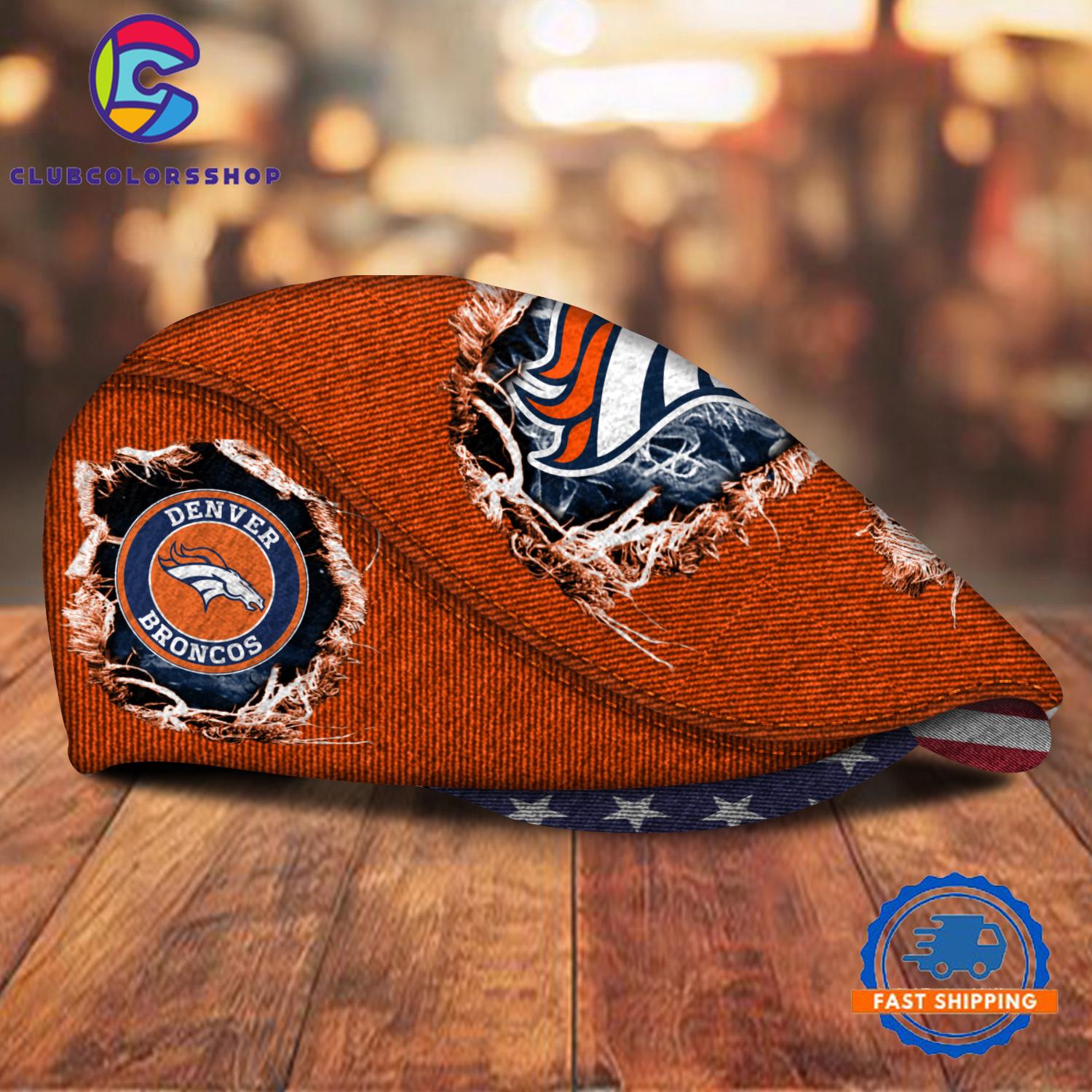 NFL Denver Broncos Special Football Team Logo Custom Jeff Cap Design NFL Denver Broncos Special Football Team Logo Custom Jeff Cap Design