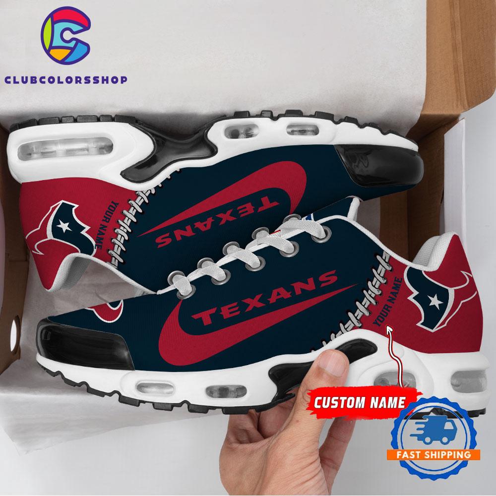 NFL Houston Texans Custom Name Air Max Plus Shoes, Football Team TN Shoes Design NFL Houston Texans Custom Name Air Max Plus Shoes, Football Team TN Shoes Design