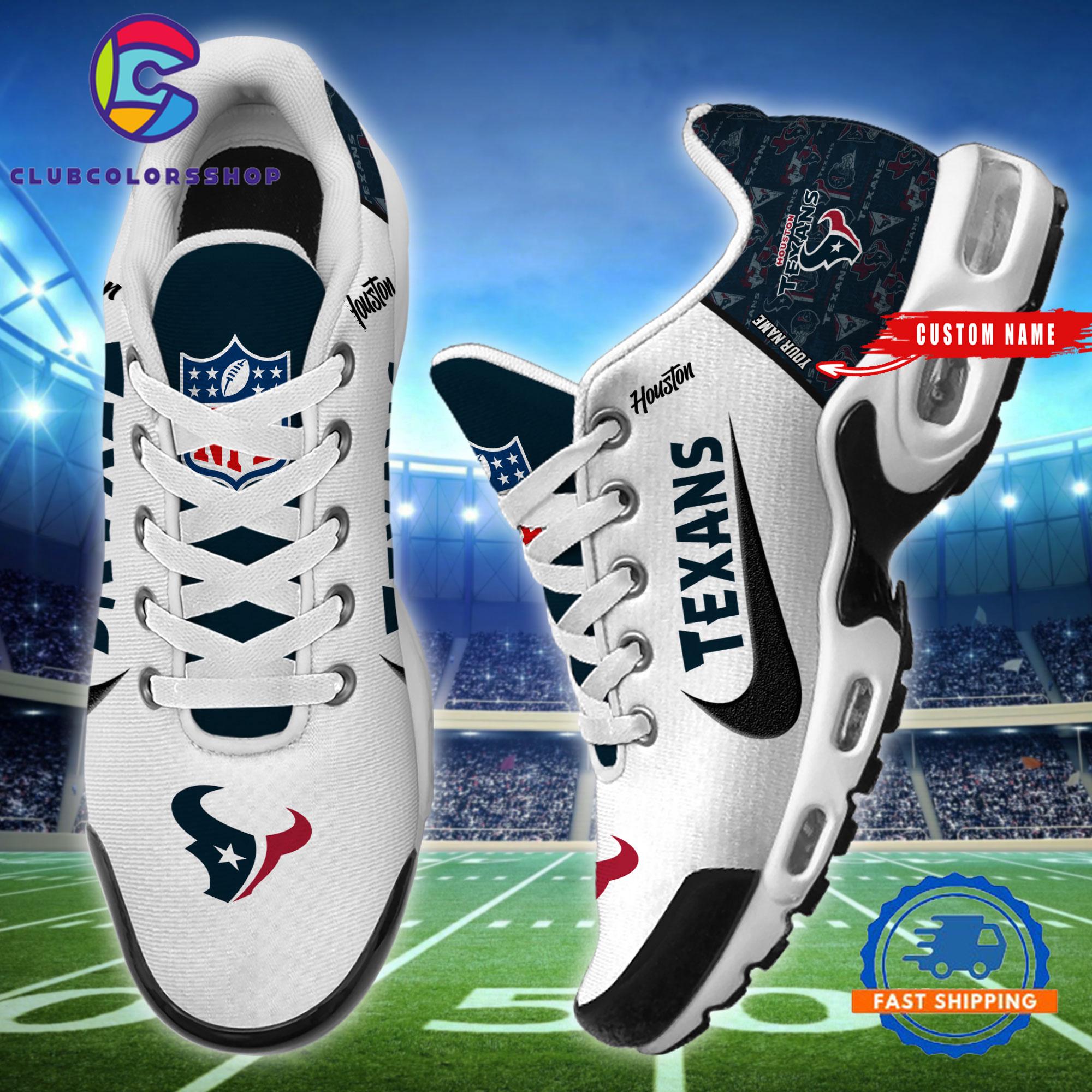 NFL Houston Texans Logo Team Air Max Plus Shoes Design