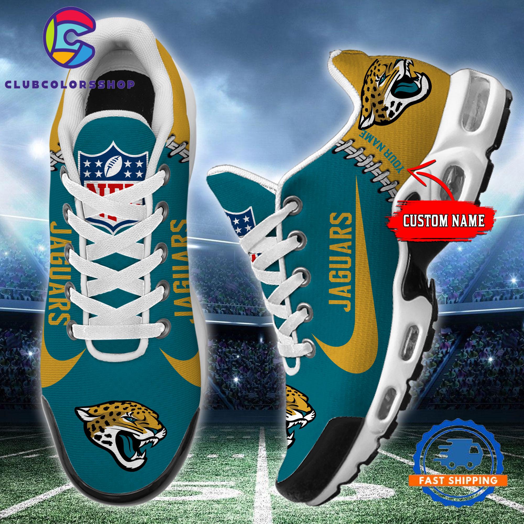NFL Jacksonville Jaguars Custom Name Air Max Plus Shoes, Football Team TN Shoes Design