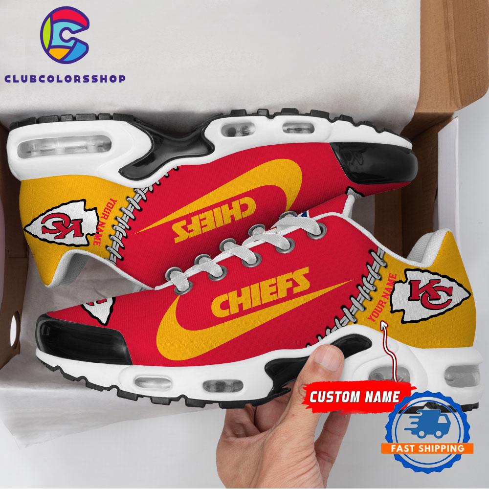 NFL Kansas City Chiefs Custom Name Air Max Plus Shoes, Football Team TN Shoes Design NFL Kansas City Chiefs Custom Name Air Max Plus Shoes, Football Team TN Shoes Design