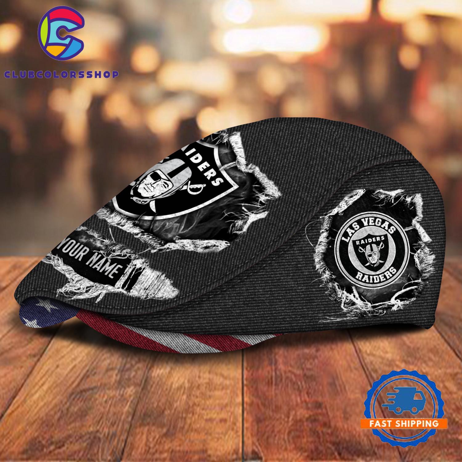 NFL Las Vegas Raiders Special Football Team Logo Custom Jeff Cap Design