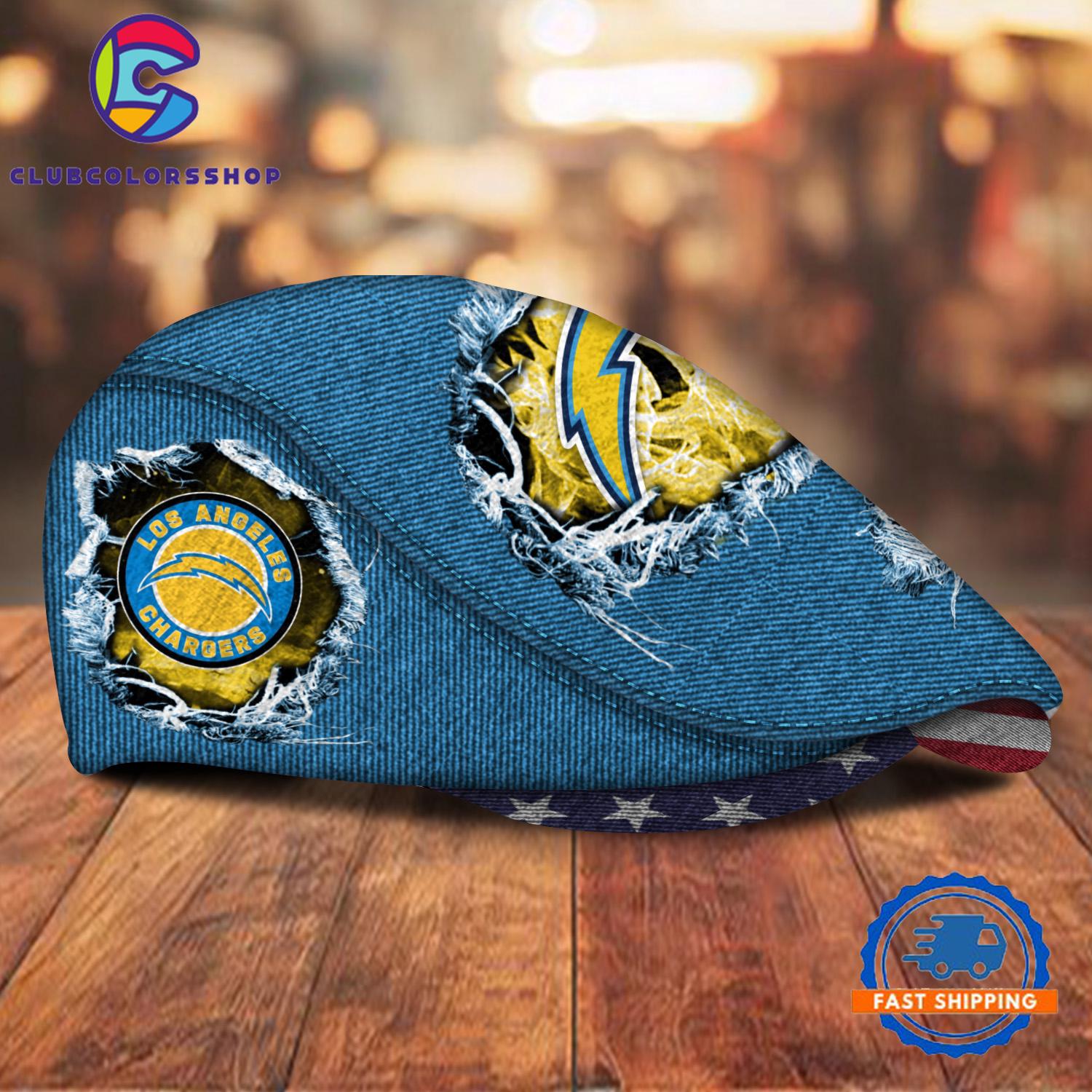 NFL Los Angeles Chargers Special Football Team Logo Custom Jeff Cap Design NFL Los Angeles Chargers Special Football Team Logo Custom Jeff Cap Design