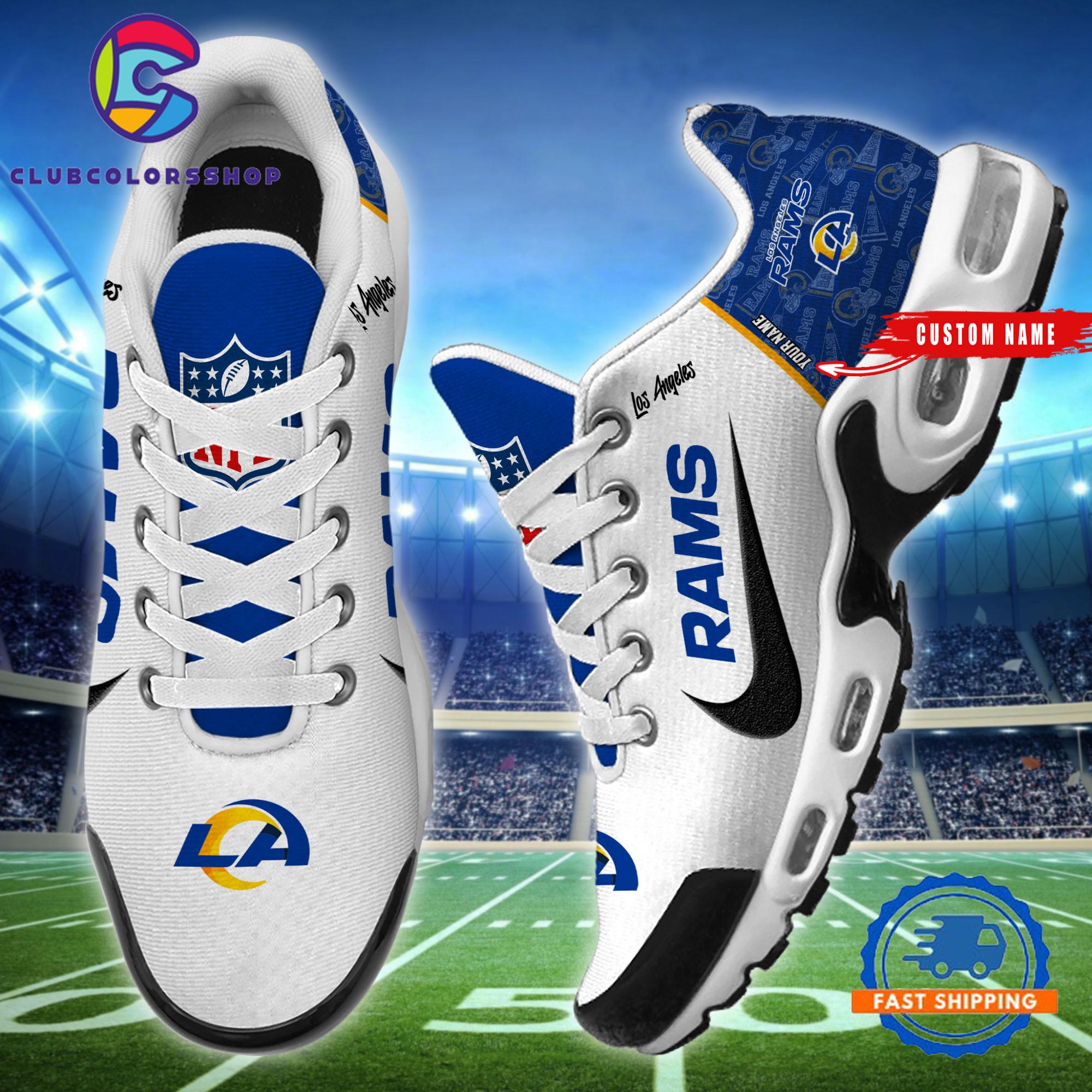 NFL Los Angeles Rams Logo Team Air Max Plus Shoes Design