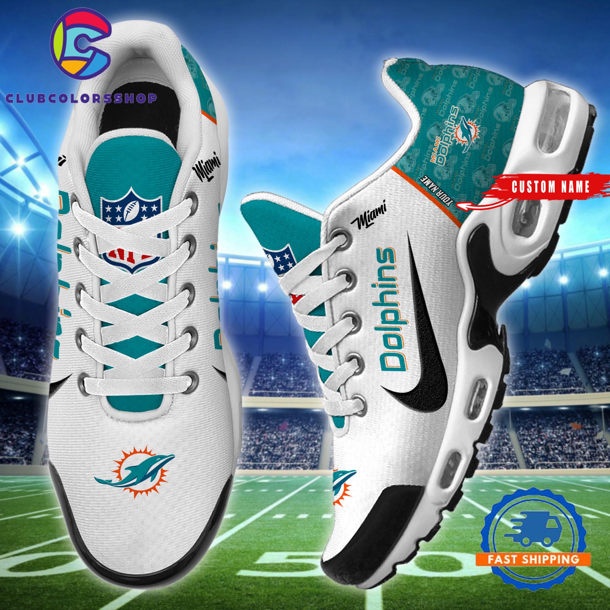 NFL Miami Dolphins Logo Team Air Max Plus Shoes Design