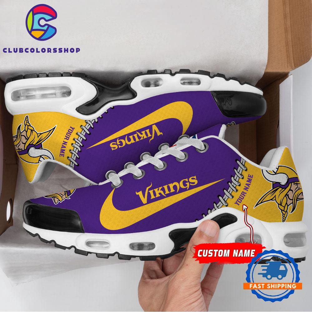 NFL Minnesota Vikings Custom Name Air Max Plus Shoes, Football Team TN Shoes Design NFL Minnesota Vikings Custom Name Air Max Plus Shoes, Football Team TN Shoes Design