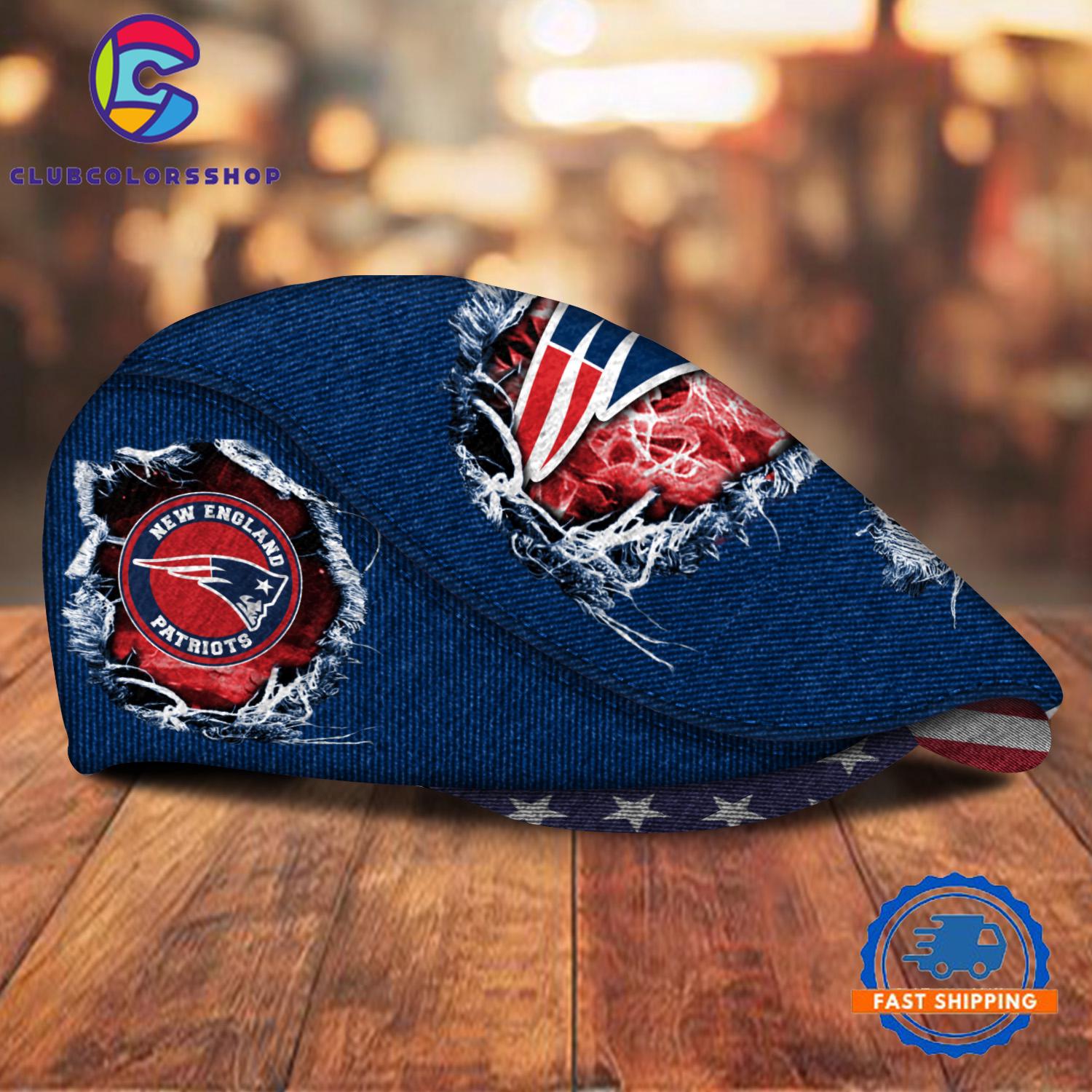 NFL New England Patriots Special Football Team Logo Custom Jeff Cap Design NFL New England Patriots Special Football Team Logo Custom Jeff Cap Design