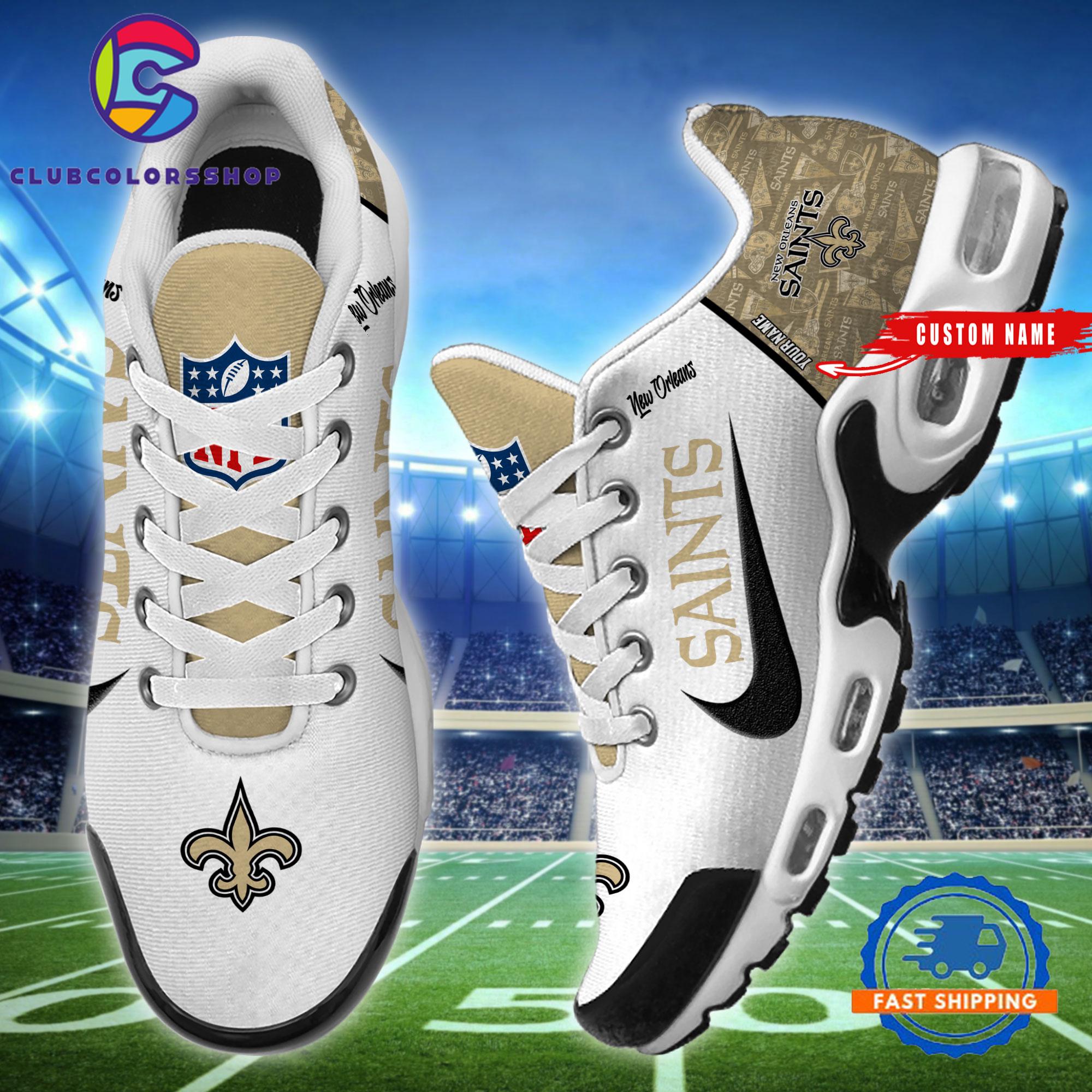 NFL New Orleans Saints Logo Team Air Max Plus Shoes Design