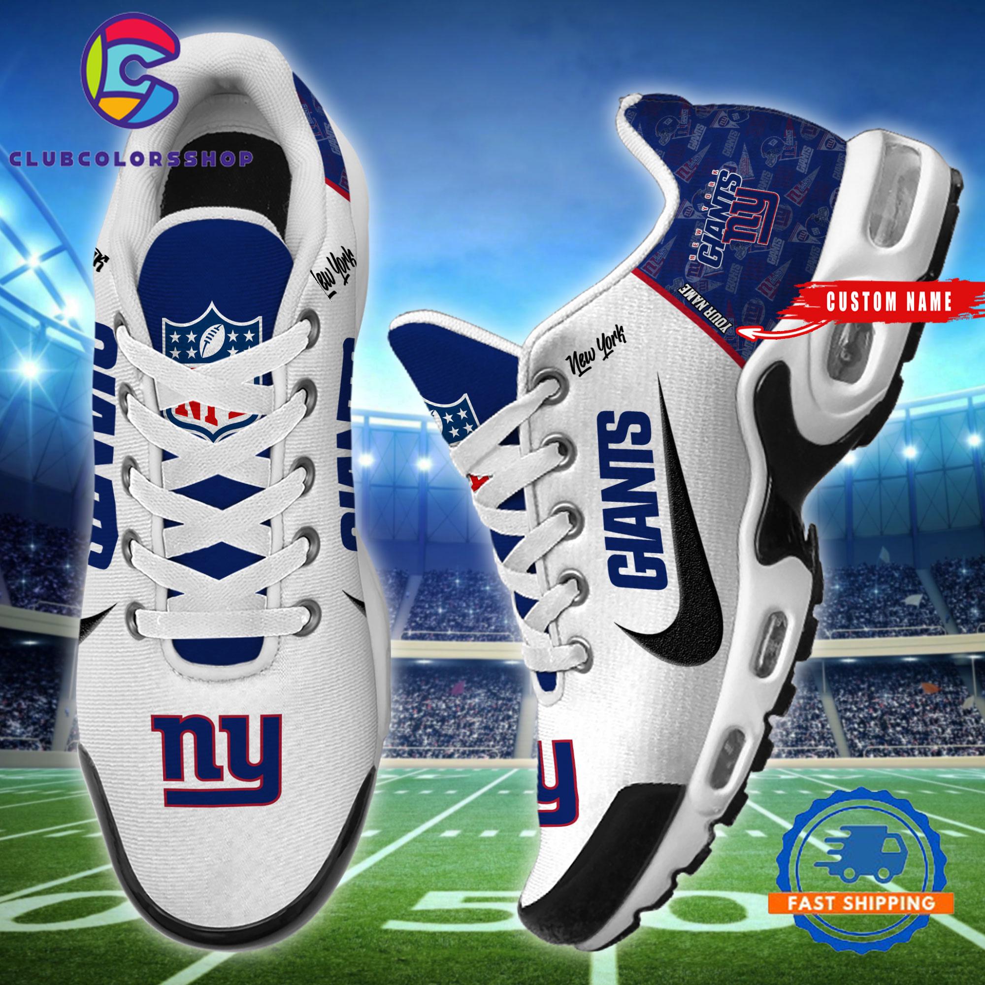 NFL New York Giants Logo Team Air Max Plus Shoes Design