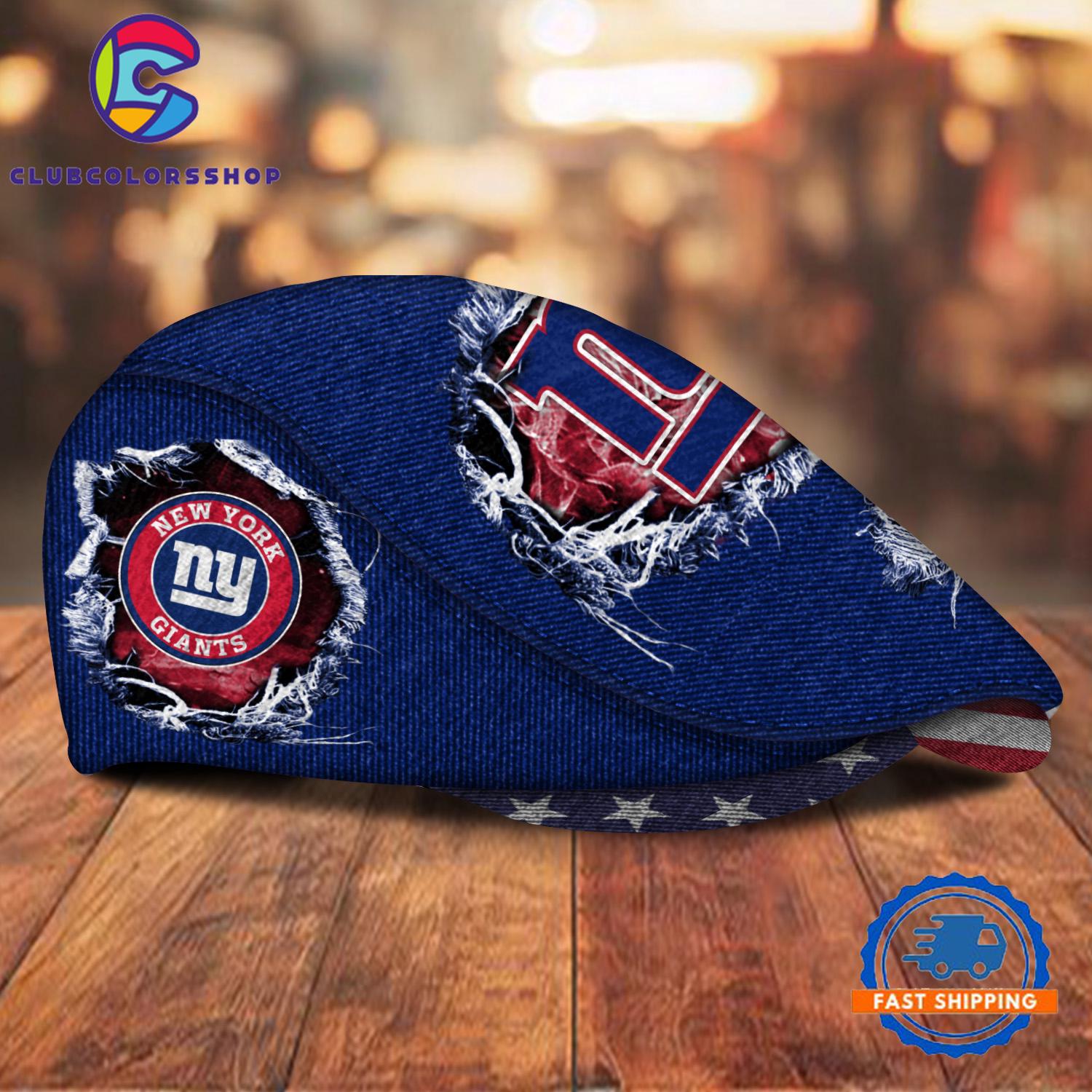 NFL New York Giants Special Football Team Logo Custom Jeff Cap Design NFL New York Giants Special Football Team Logo Custom Jeff Cap Design