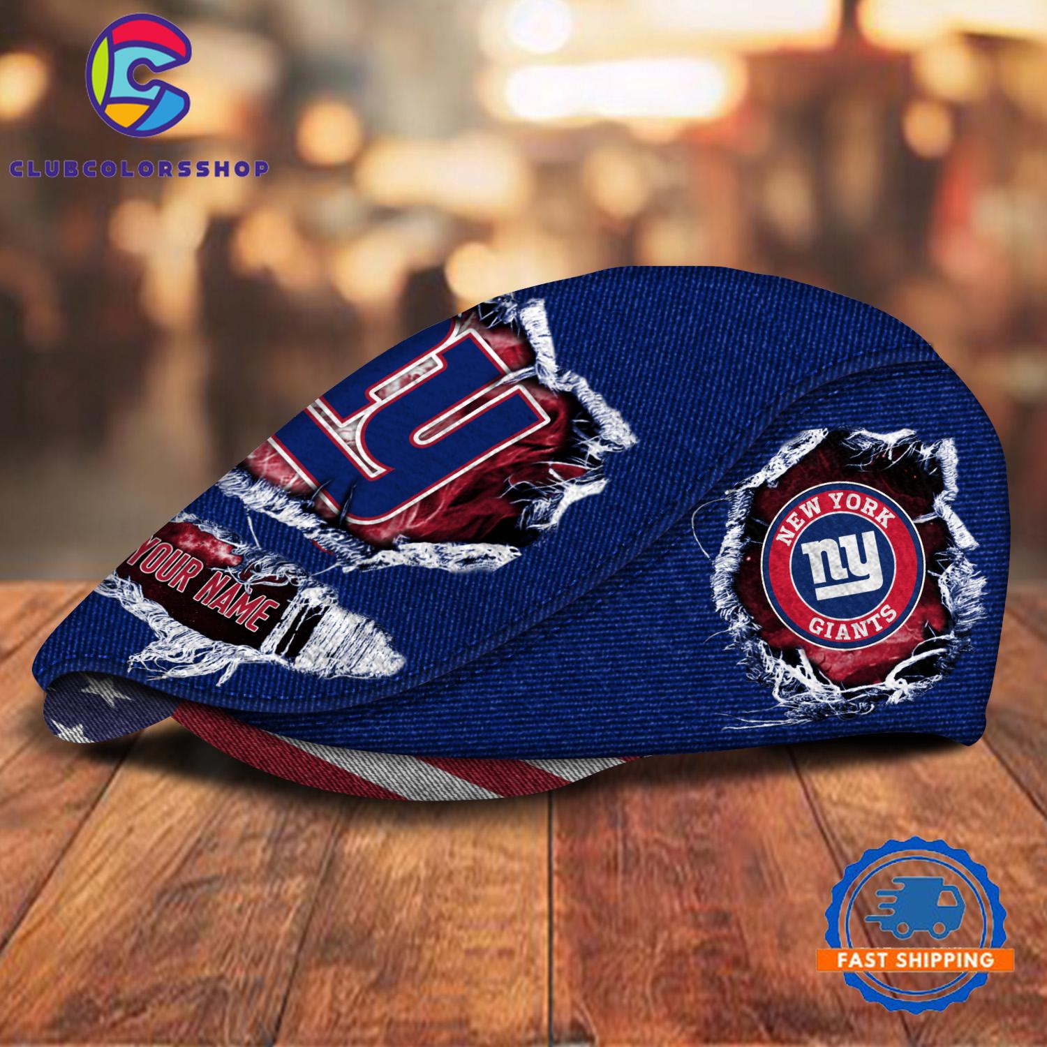 NFL New York Giants Special Football Team Logo Custom Jeff Cap Design