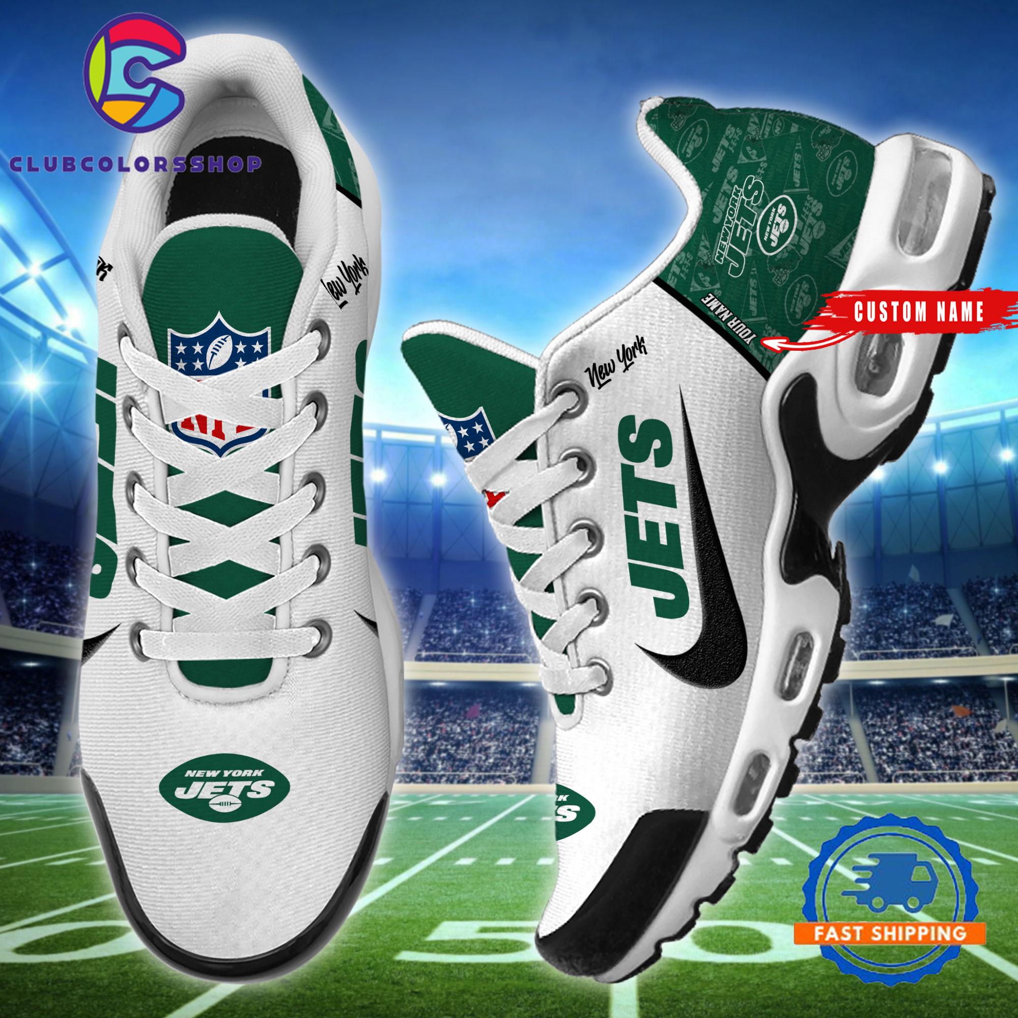 NFL New York Jets Logo Team Air Max Plus Shoes Design
