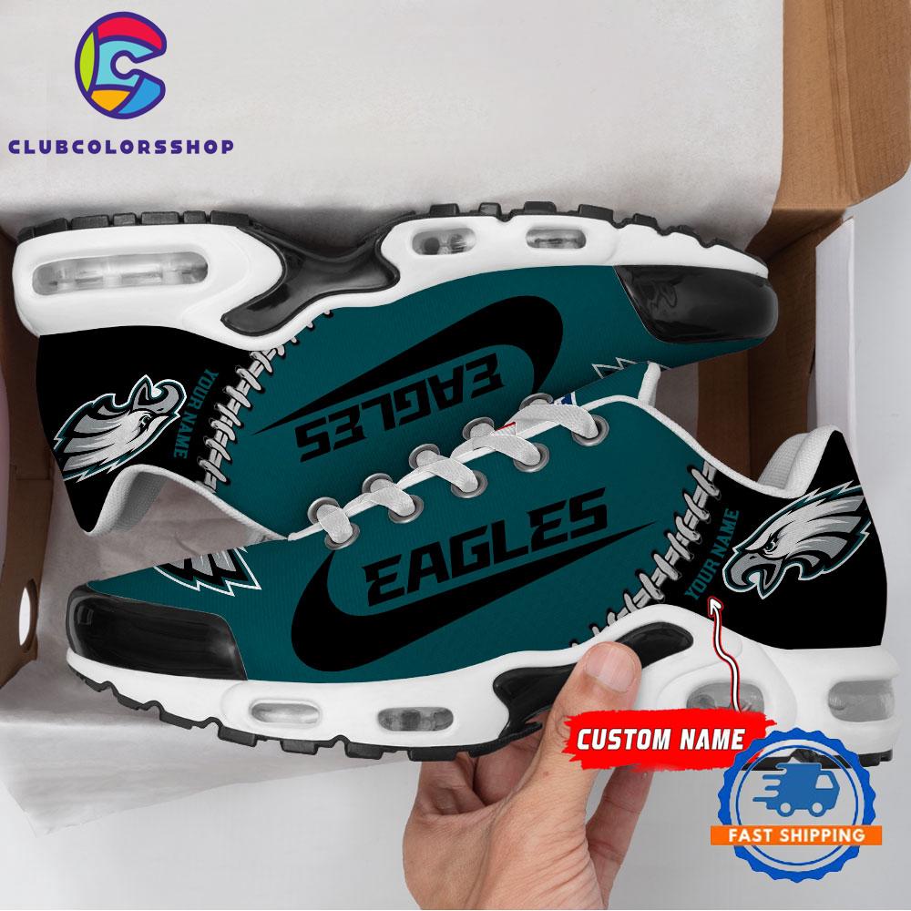 NFL Philadelphia Eagles Custom Name Air Max Plus Shoes, Football Team TN Shoes Design NFL Philadelphia Eagles Custom Name Air Max Plus Shoes, Football Team TN Shoes Design