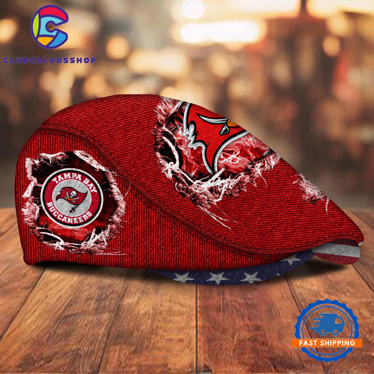 NFL Tampa Bay Buccaneers Special Football Team Logo Custom Jeff Cap Design NFL Tampa Bay Buccaneers Special Football Team Logo Custom Jeff Cap Design
