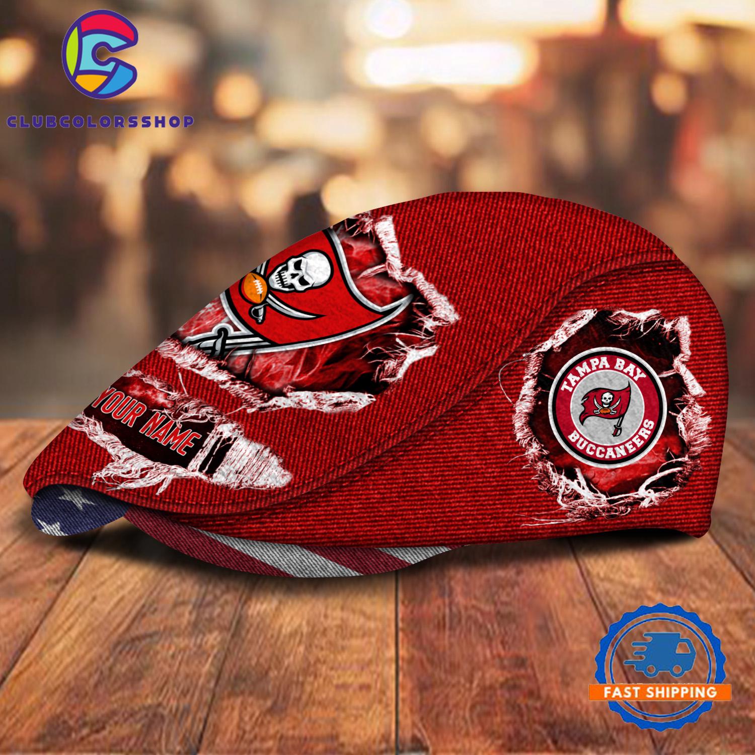 NFL Tampa Bay Buccaneers Special Football Team Logo Custom Jeff Cap Design